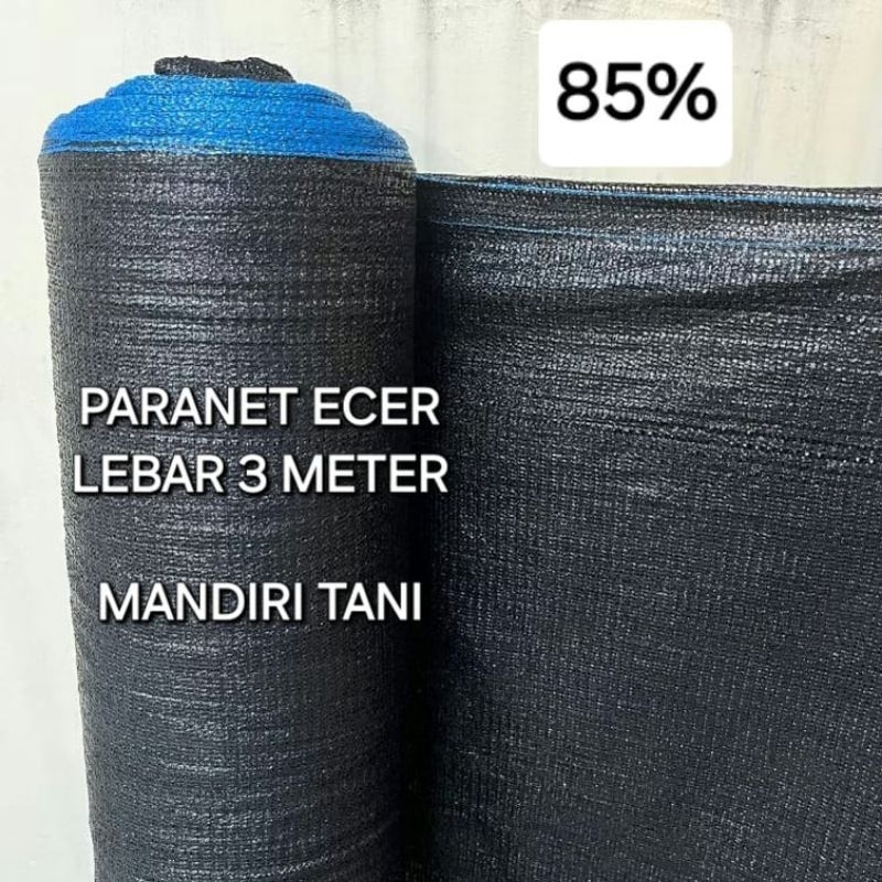 Paranet Tanaman 85% ECERAN Lebar 3 x Panjang 4 Meter - Paranet Peneduh Tanaman - Jaring Paranet