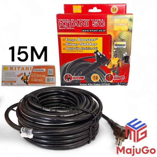 KABEL ANTENA KITANI 15M TEMBAGA