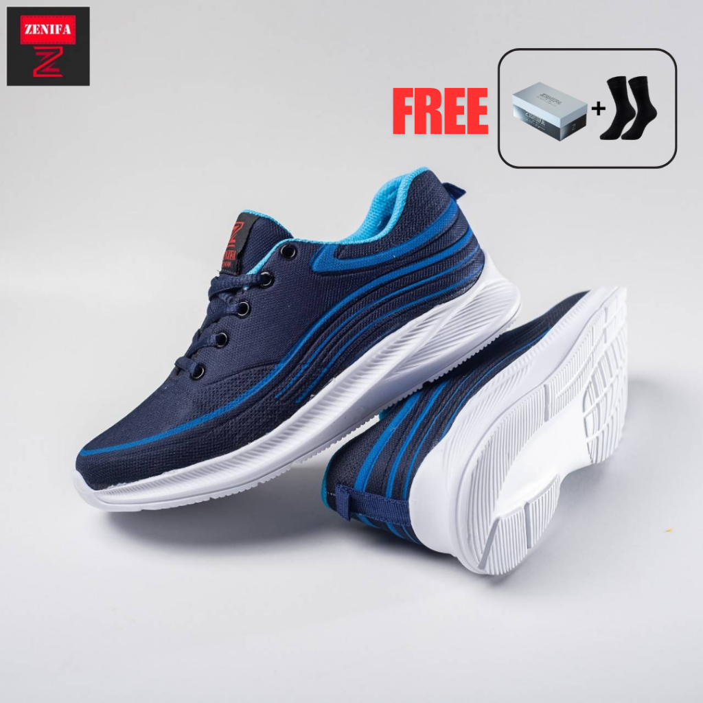 Sepatu Olahraga Pria Sneakers Sport Gym Running - Zenifa Monza