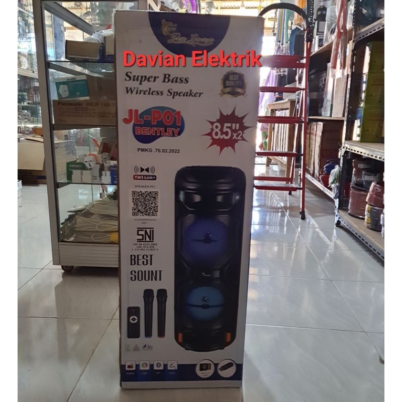 Speaker Jin Long JL-P01 8,5×2 INCH Super Bass Promo Murah