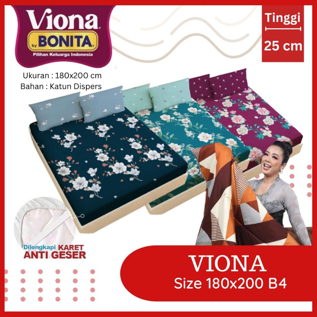 RC Sprei Bonita Viona B4 King Size 180x200cm