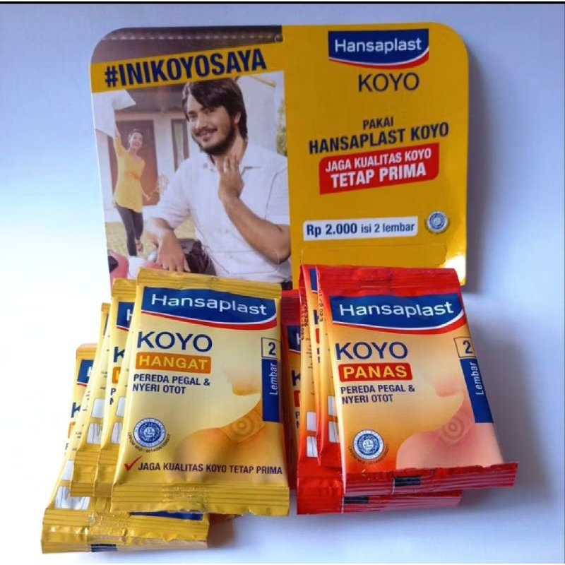 (20pcs) koyo hansaplast panas/koyo hansaplast hangat/koyo cabe