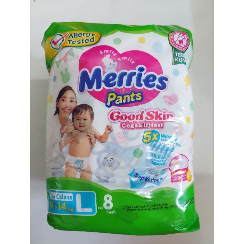 Merries Pants Pampers L 8 pcs