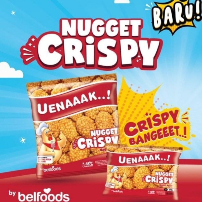 

Belfoods Uenaaak Small Chicken Nugget 500gr, Nugget Ayam - Nugget S