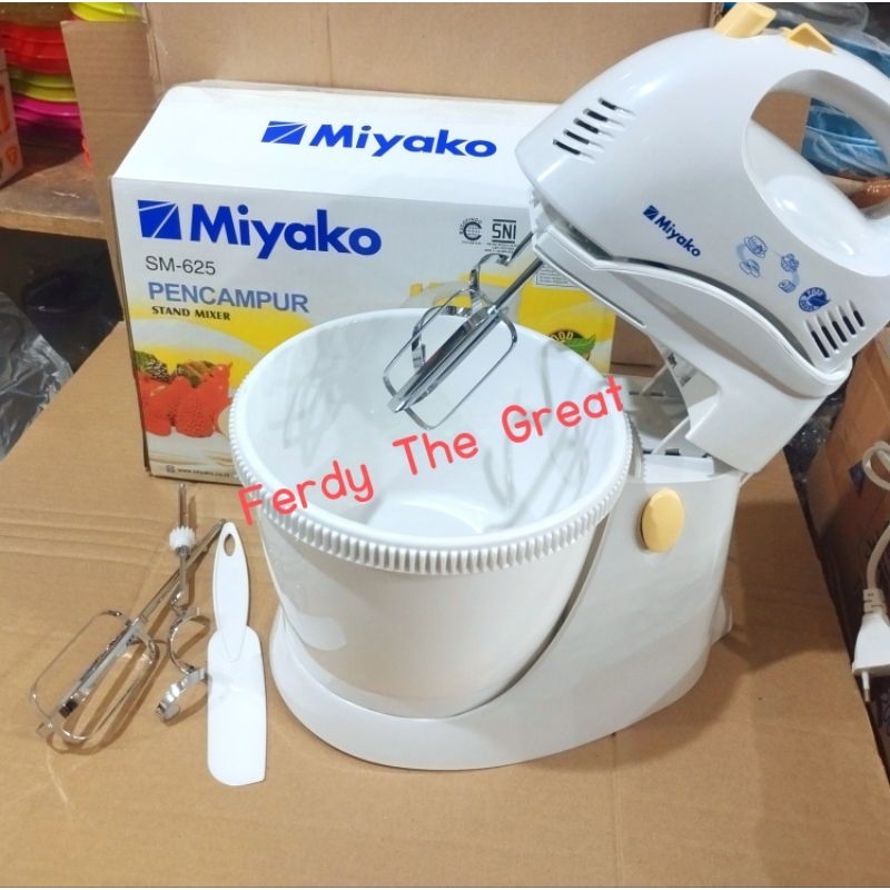 Mixer Com Miyako / Stand Mixer Miyako SM 625 / mikser kom miyako / mixer bertempat / mixer mangkok m