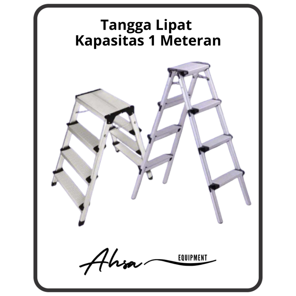 Tangga Lipat Aluminium step 1-2 Meter Dalton