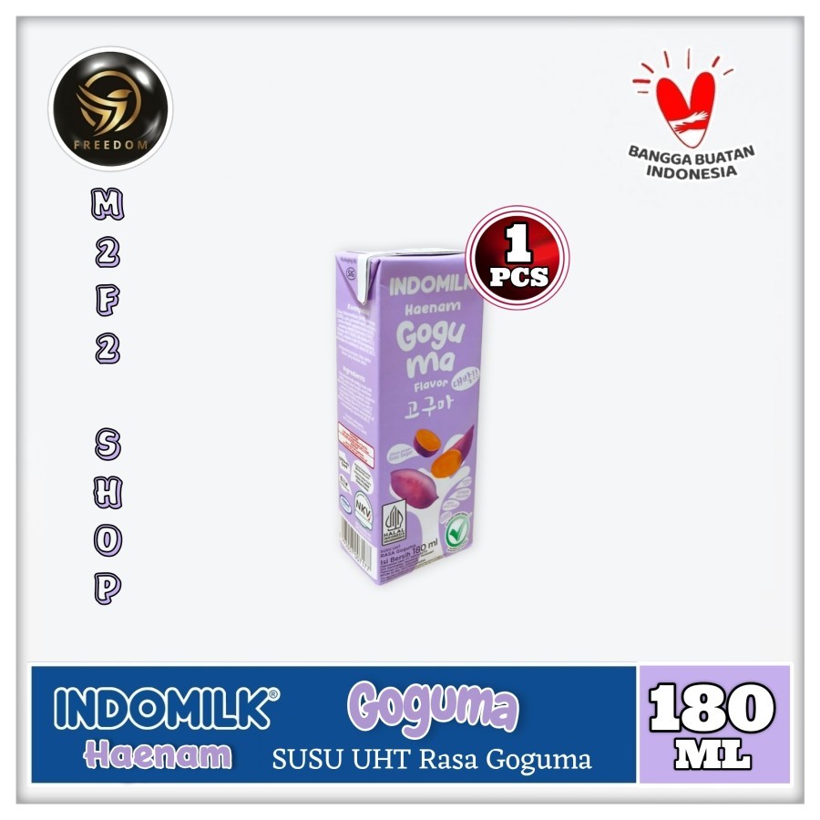 

Indomilk Haenam Goguma Flavor Kotak UHT - 180 ml (Kemasan Satuan)