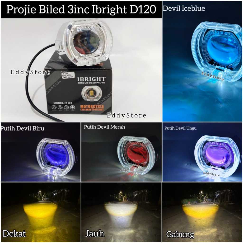 Projie Biled 3inc Cahaya Cut Off IBRIGHT D120