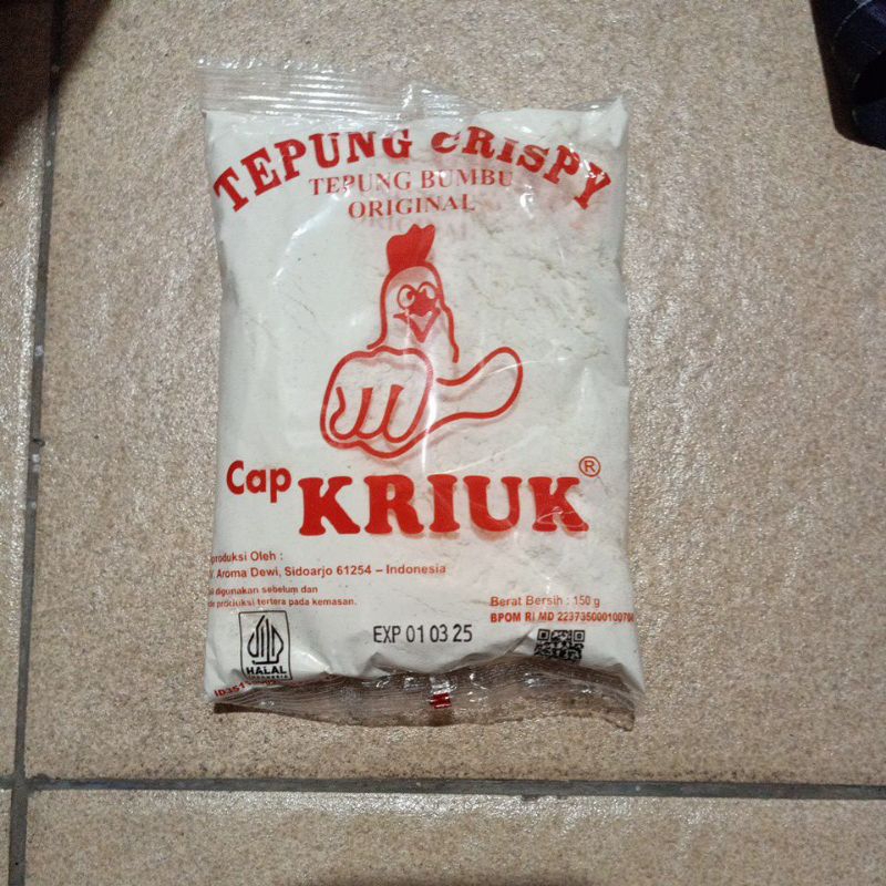 

Tepung crispy tepung bumbu original cap kriuk murah original