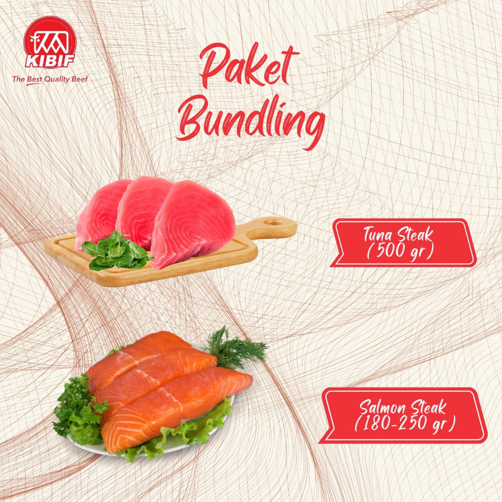 

Paket Bundling Tuna Steak x Salmon Steak