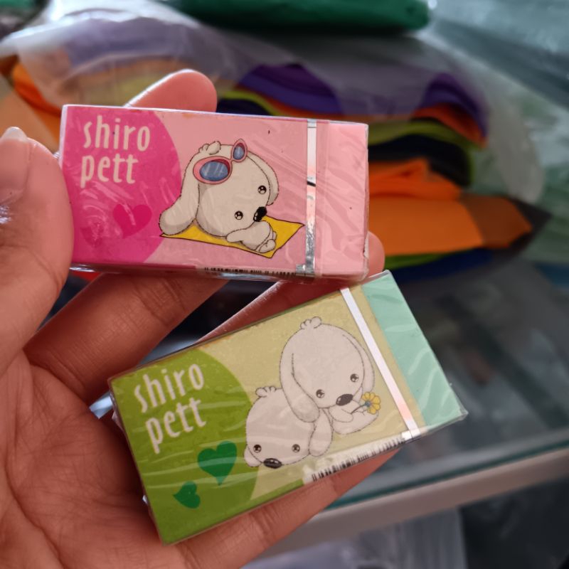 

Shiro Pet Penghapus Lucu