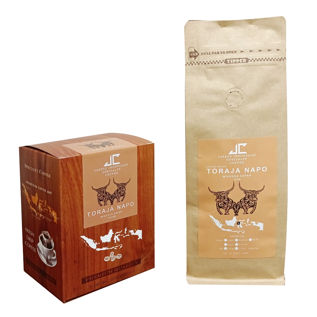 

Jazzou Coffee Arabika Toraja Kopi Indonesia 100 Gram