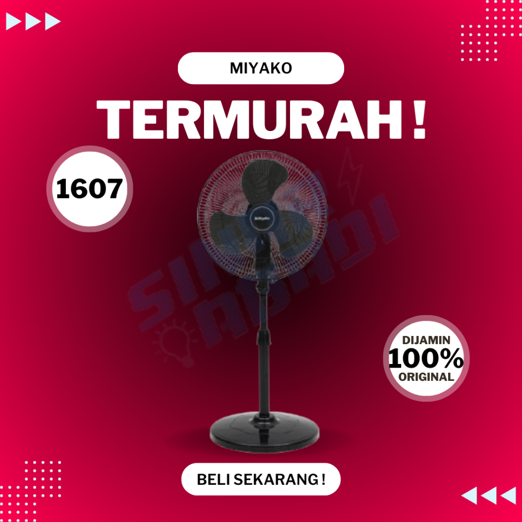 Kipas Angin Berdiri Miyako KAS-1607 GB