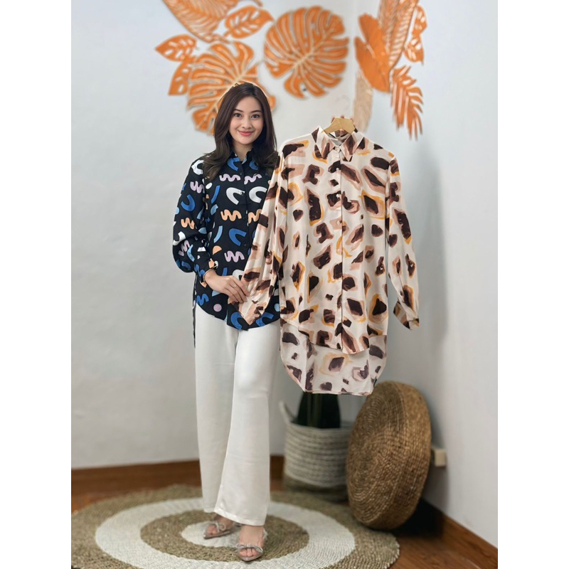 Atasan Rayon Motif