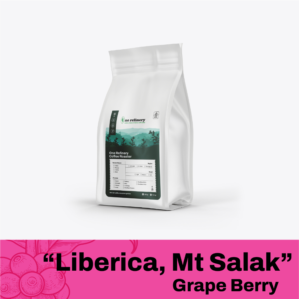 

Biji Kopi Liberica Grape Berry Gunung Salak - Aceh Utara, 200 gr (Coffee Filter)