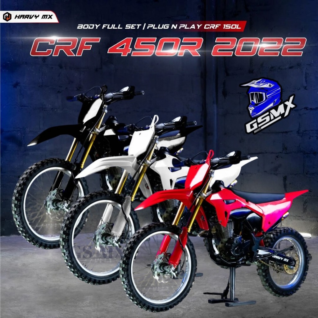 BODY KOMPLIT BODY SET CRF 450 2022 PNP CRF 150 HRV