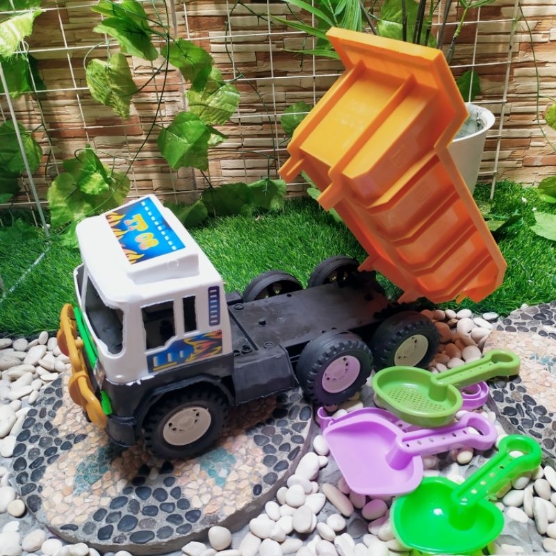 Mainan Truk Pasir Jumbo - Dump Truck Besar Anak