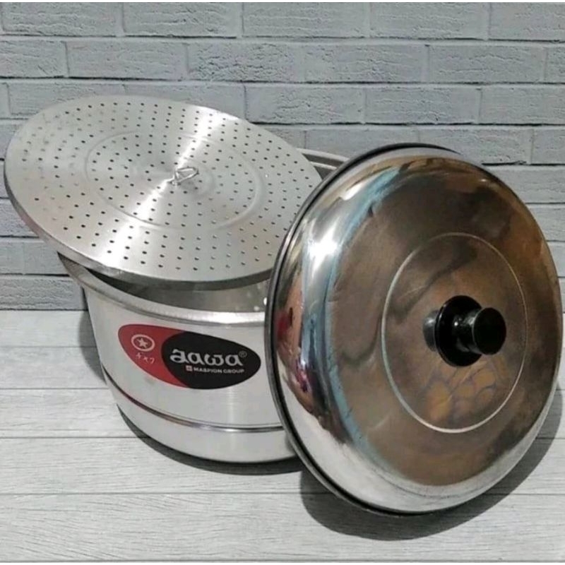 Langseng Jawa Kukusan 22 cm Alumunium MASPION