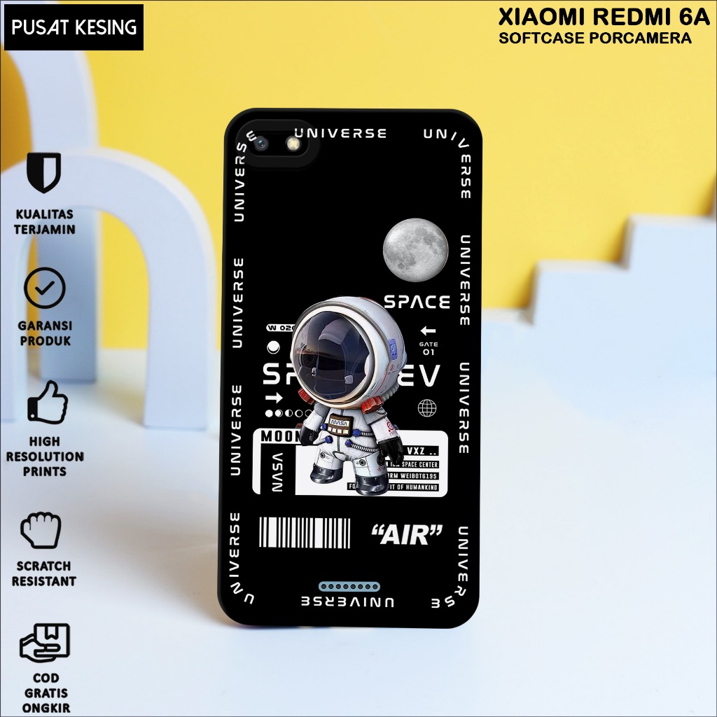 CASE XIAOMI REDMI 6A - Casing Hp Xiaomi Redmi 6A Motif ASTRONOT - Case Hp Xiaomi Redmi 6A - Casing H