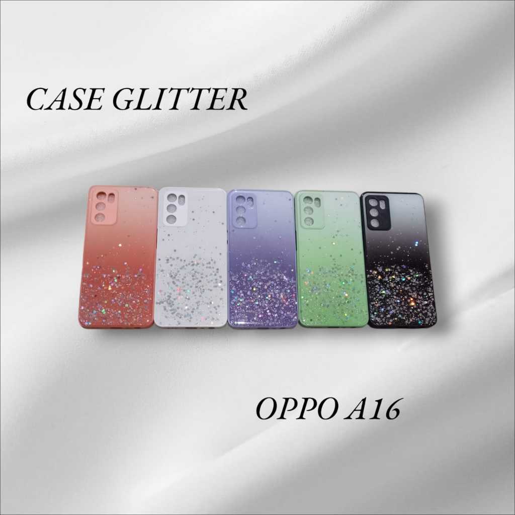 Case Glitter OPPO A16 Bling Star Light Candy