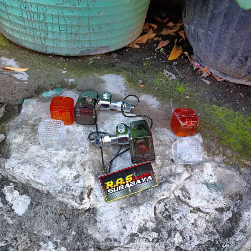 Lampu Sein Model Palu Model Kotak 3 Mika Lampu Sein Gl Mp Tiger Cb