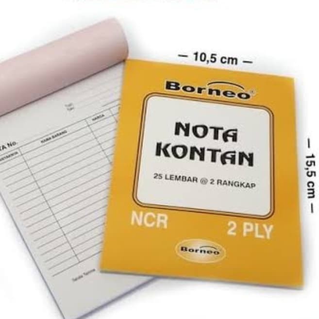 

Nota Kontan NCR K2 Borneo NTOB0005/PACK