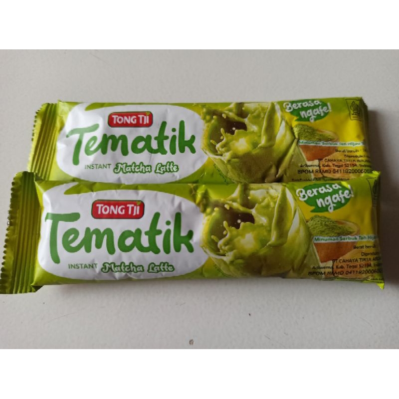 

Tong Tji Tematik Matcha Latte