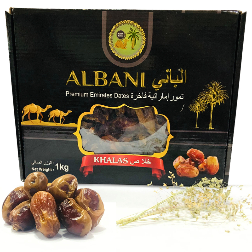 

[ COD ] Kurma Khalas 1kg Premium Elshanum / Kurma Khalas Original Premium / Kurma Khalas