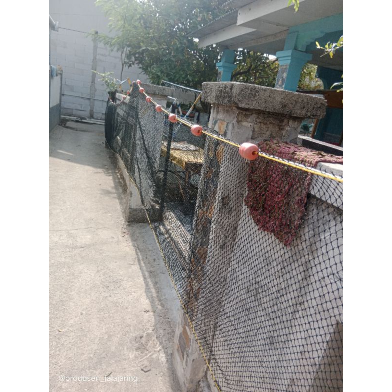 Jaring panen ikan jaring sekat kolam ikan koi