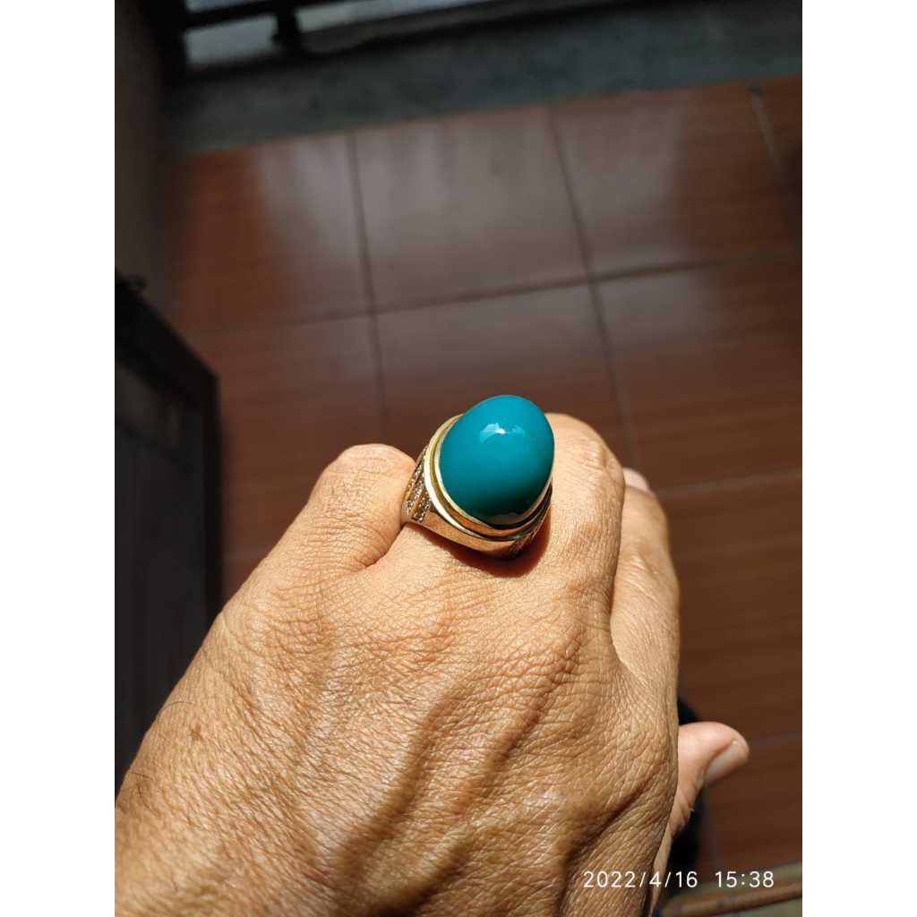 Batu Bacan Doko Asli Murah Ring Perak