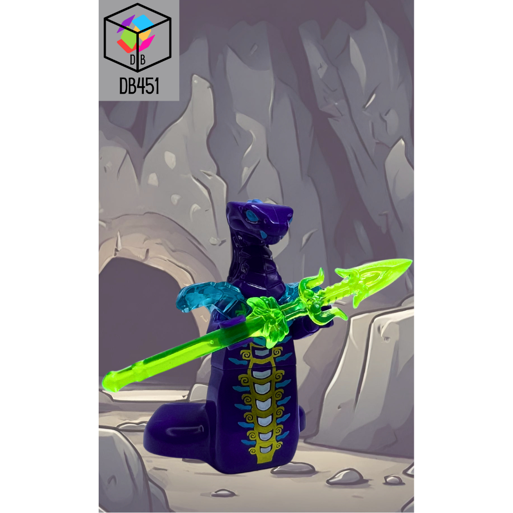 Mainan Anak Edukasi Koleksi Figure Ninja Go Chop' Rai Chop Snake Ninjago Snake Ular DB451