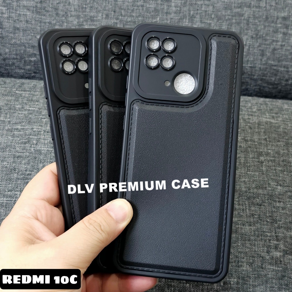 REDMI 10C CASE LEATHER PRO CASE BLACK REDMI 10C