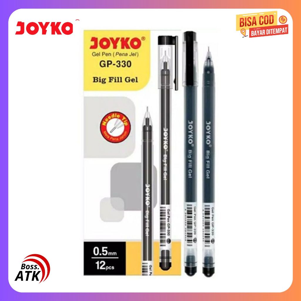 

JOYKO Pulpen GEL | GEL PEN JOYKO GP-330 Harga 1 Pcs