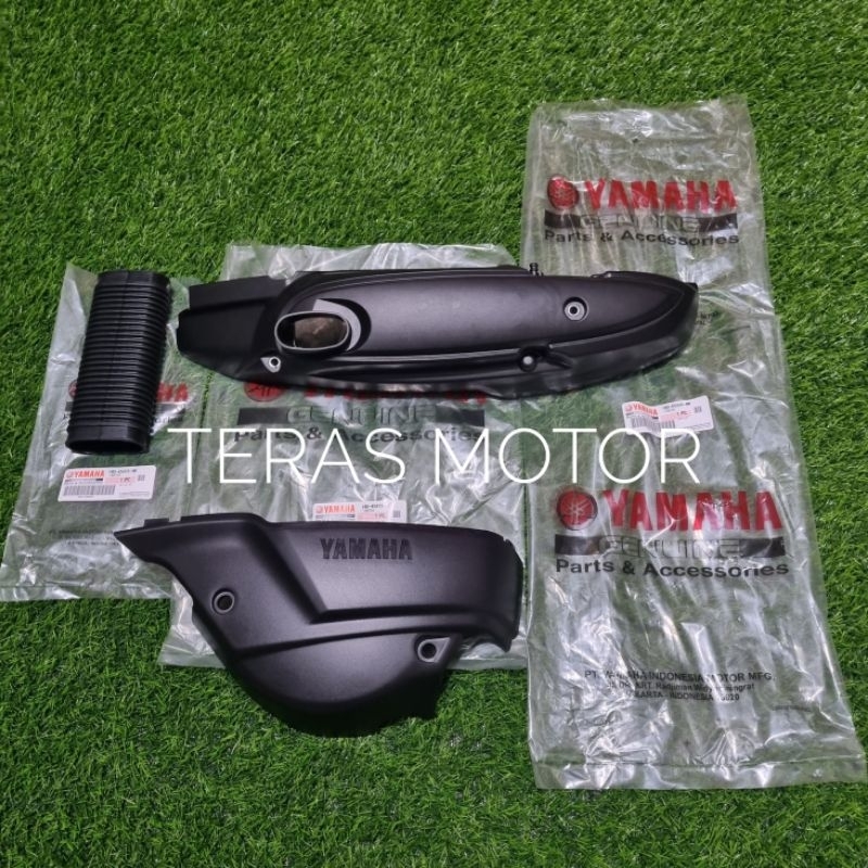 Cover cvt mio soul fino karbu original yamaha tutup cvt cover blok cvt Cover plastik cvt mio soul