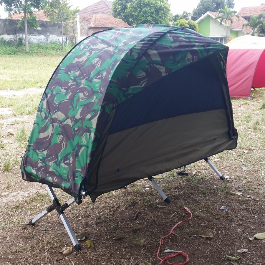 Tenda Velbed Loreng ( Tendanya saja )