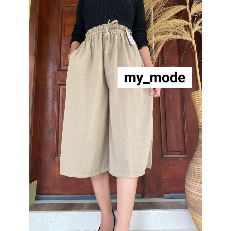 CELANA KULOT PENDEK WANITA 7/8 // CELANA KULOT PENDEK SANTAI - COD