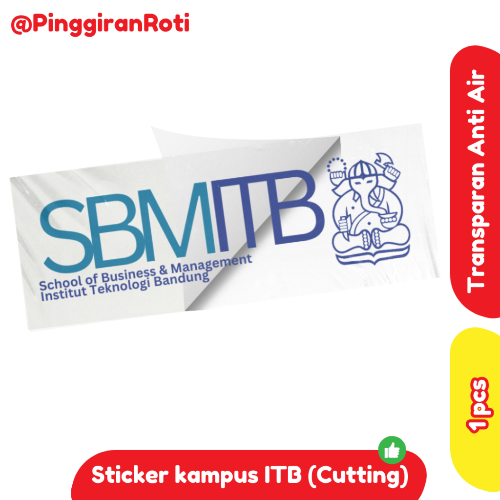 

Sticker Kampus Institut Teknologi Bandung/ITB Transparan Vinyl Anti Air