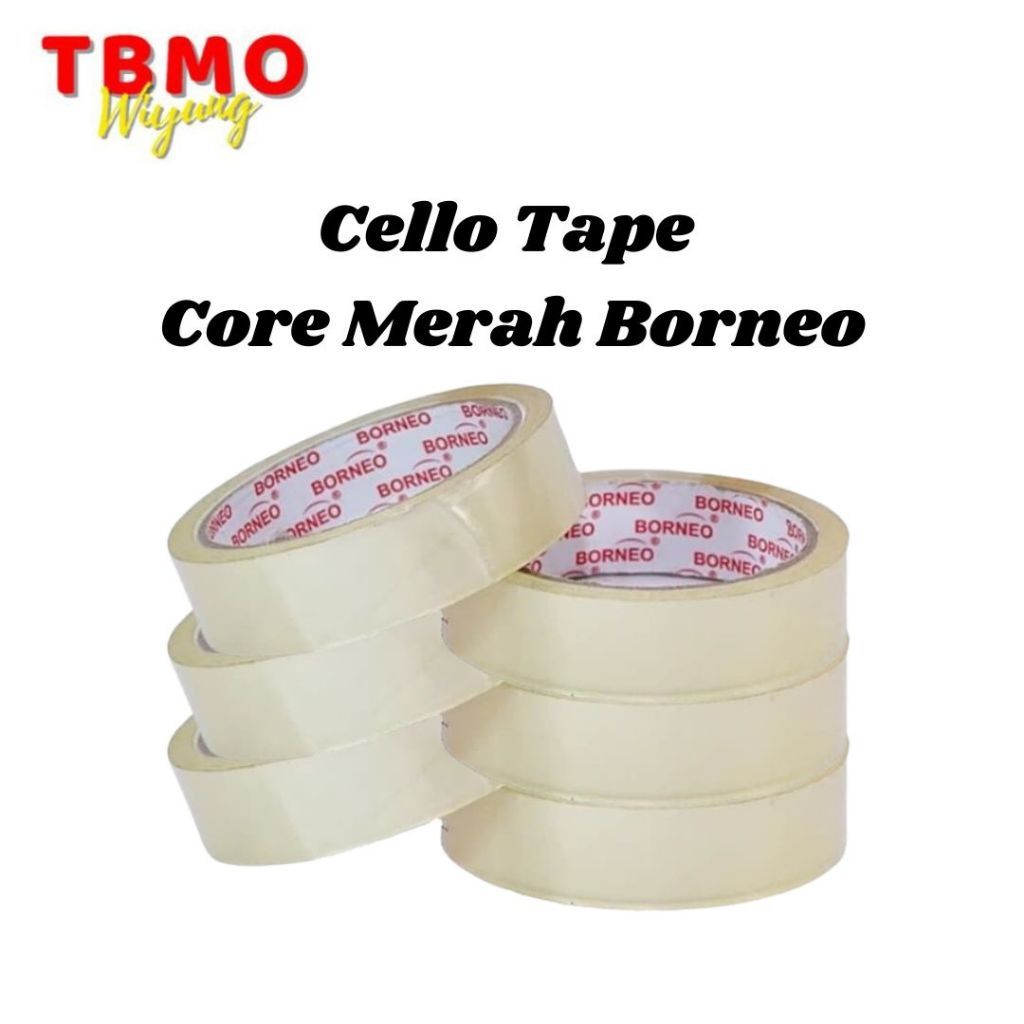 

Tbmo Cello Tape Core Merah 24mm / Isolasi