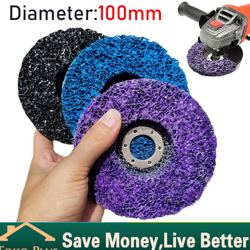 Mata BATU Gerinda Amplas Perontok Karat Cat 4 Inch Clean N Strip Disc Amplas Perontok Cat Karat Mata