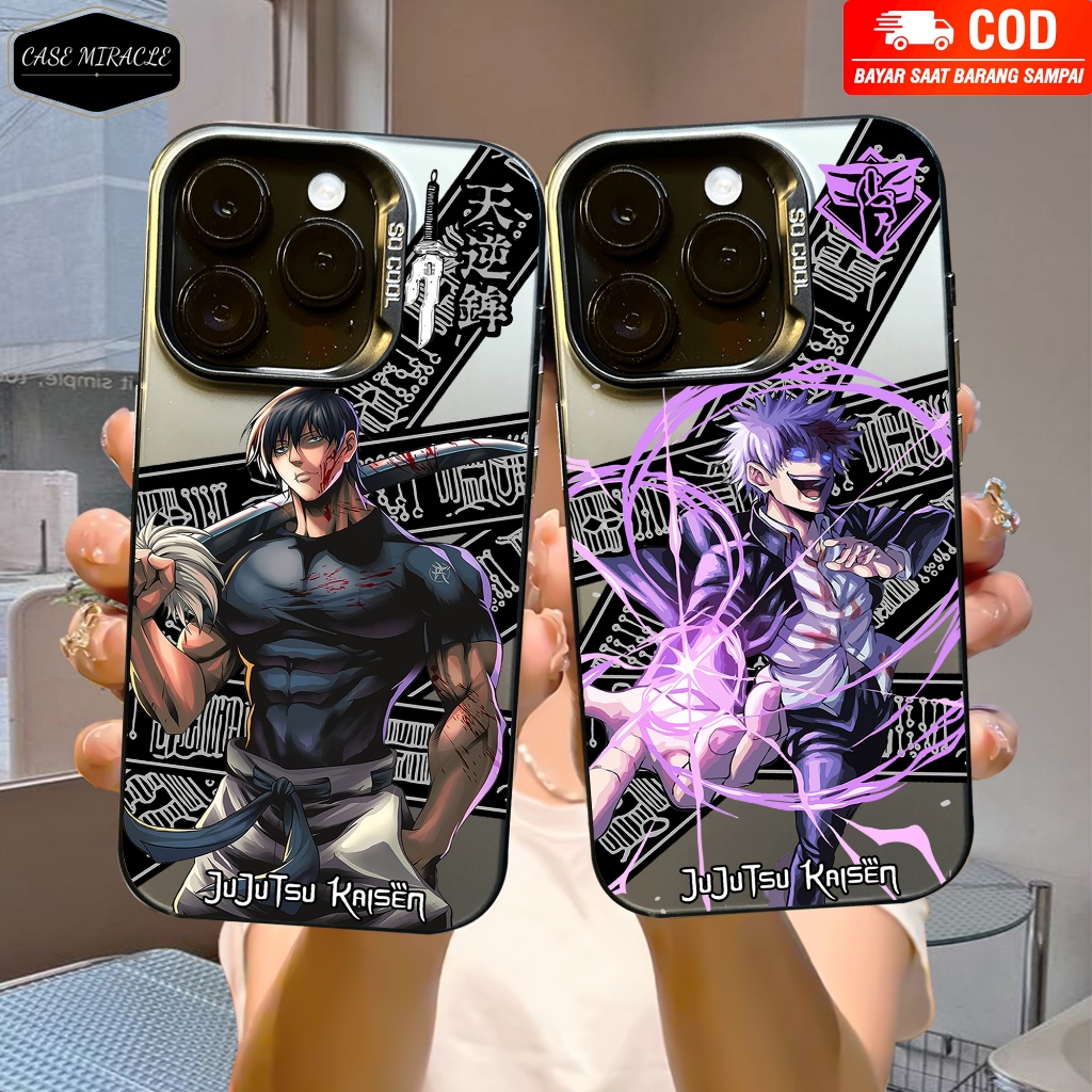 

CASE SAMSUNG A55 / A25 / A35 / A15 / A14 / A05S / A24 / A34 / A54 / A05 / A23 / A13 / A04S / A52 SO COOL HOLOGRAM PREMIUM MATTE - Motif JUJUTSU - Softcase HYBRID IMD PLATE HOLOGRAM Cowo - Casing Glossy