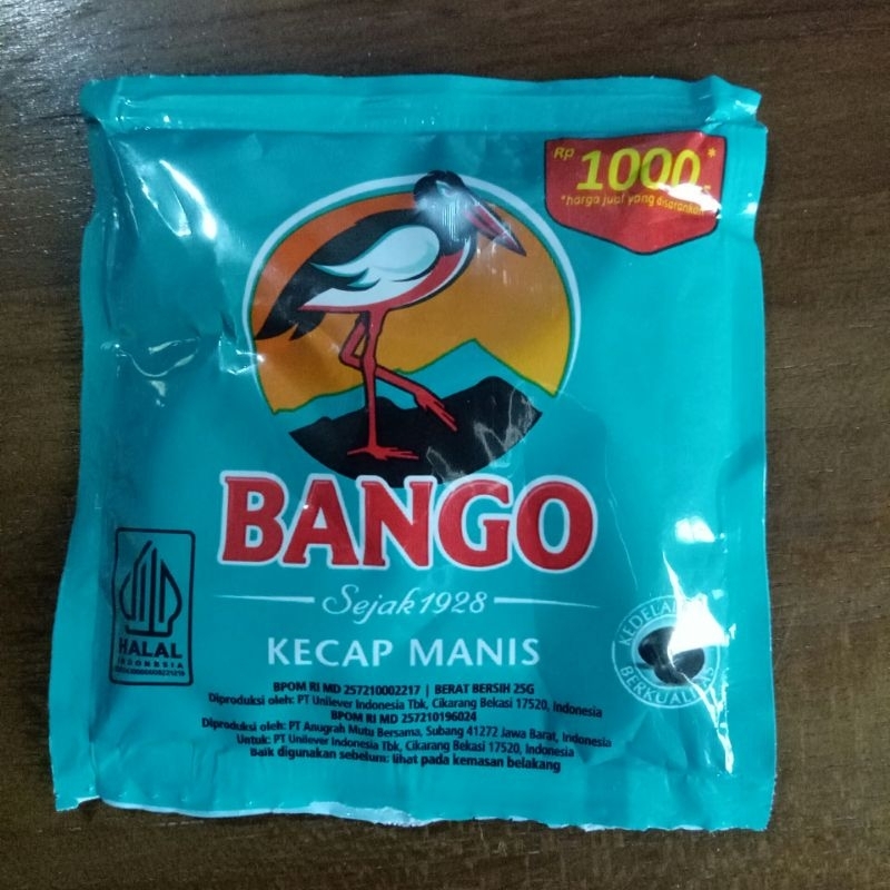 

Kecap Bango Sachet Harga per 4 Sachet