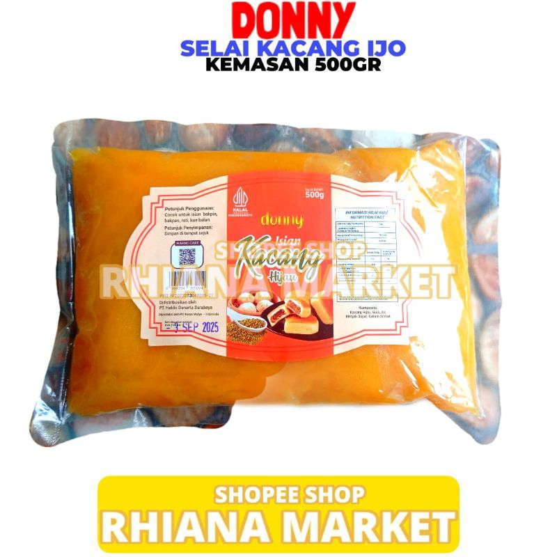 

Isian Filling Selai Kacang Hijau 500 Gram Donny