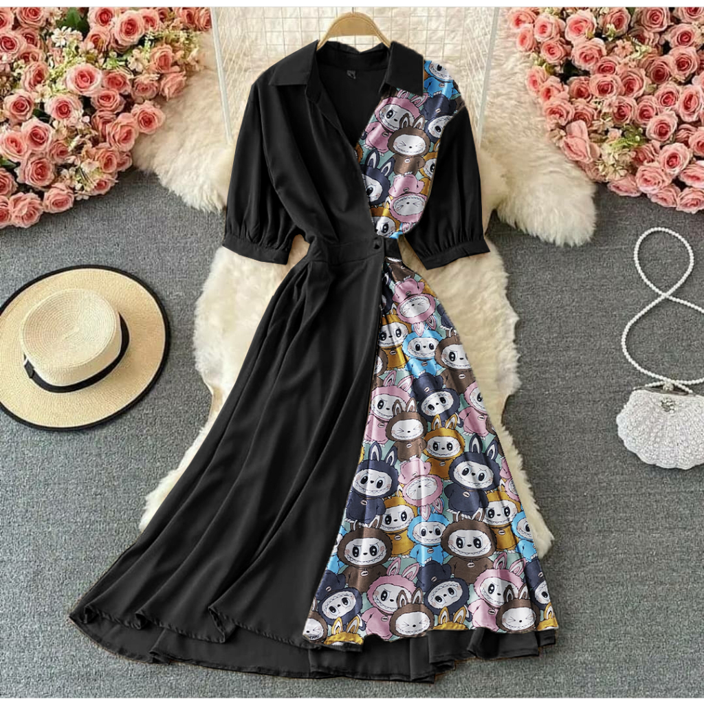 Baju Dris Perempuan Bajju Gereja Terbaru Dress Wanita Bju Kondangan Gaun Dreas Kristen Dipakai Ke We