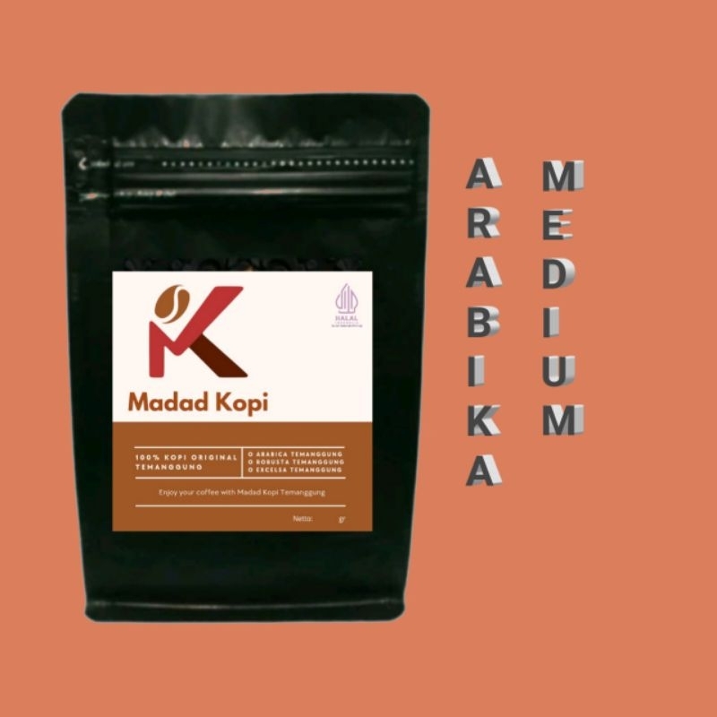 

KOPI ARABIKA TEMANGGUNG GILING SEDANG Medium ground Temanggung Arabica coffee