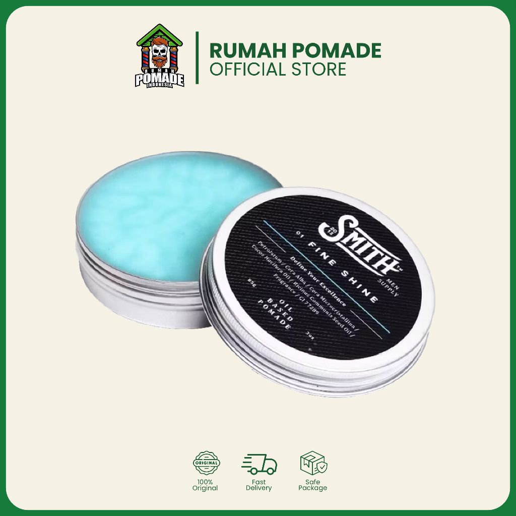 SMITH FINE SHINE POMADE OILBASED - Pomade Smith Original 100 gram