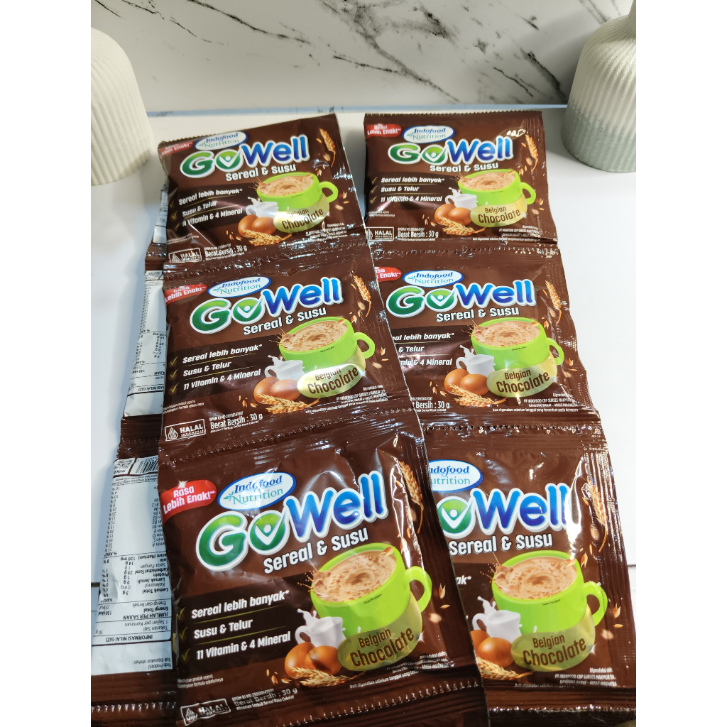 

Go Well Sereal Saset ( 10pc / 1 Renceng ) 3 varian coklat, vanila & milky taro