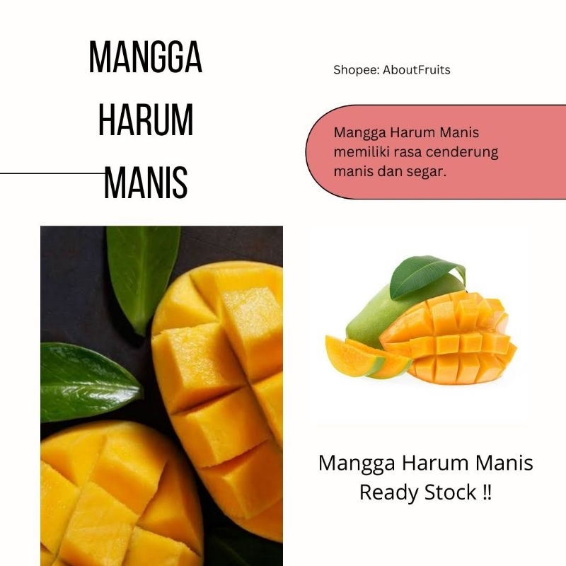 

Mangga Harum Manis 1kg