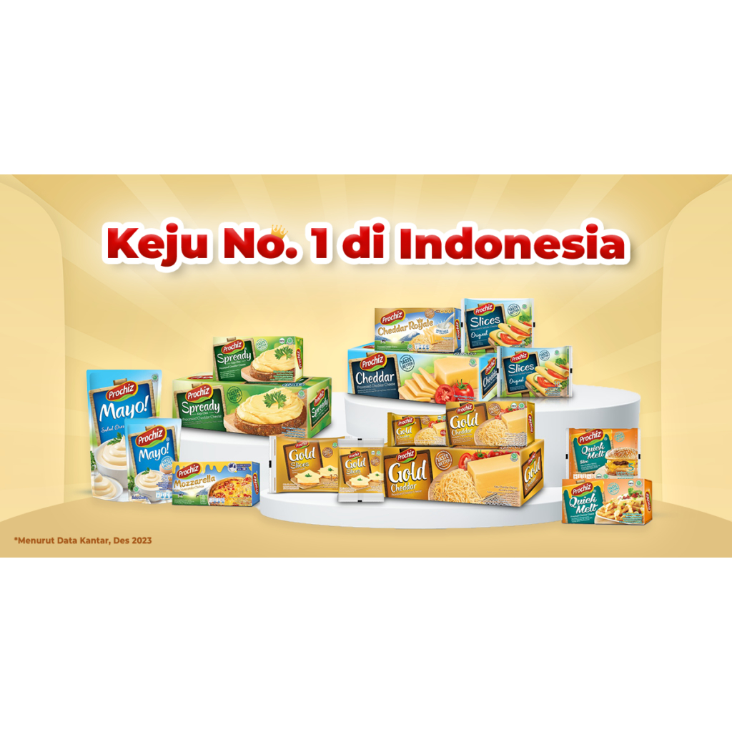 

Keju PROCHIZ Gold / Cheddar/ Spready (oles)