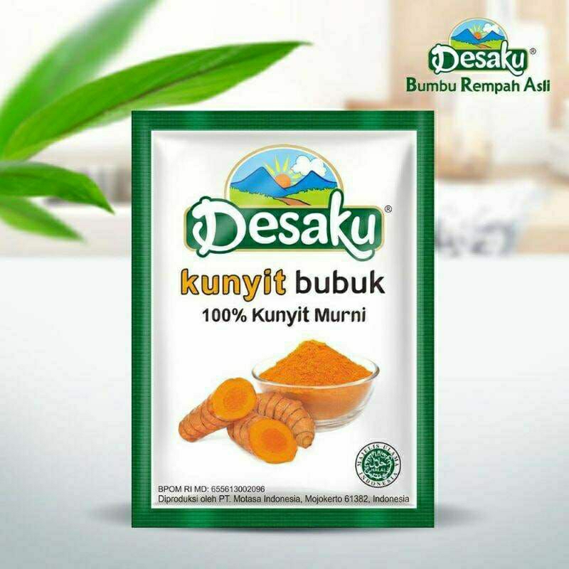 

1sachet DesaKu Bumbu Bubuk Kunyit 5gram