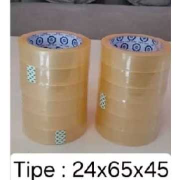 

LAKBAN BENING SUPER MURAH TIPE 24x65x45 BENING 1 DUS ISI 144 PCS TWP
